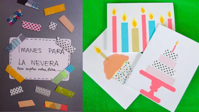  Mil y un ideas para redecorar con washi tape. 