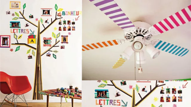  Mil y un ideas para redecorar con washi tape. 