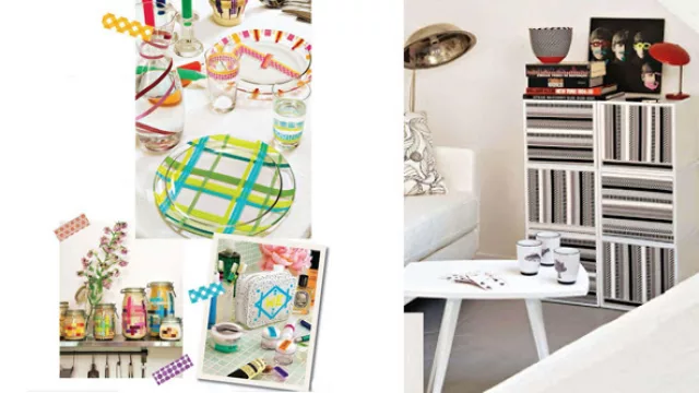  Mil y un ideas para redecorar con washi tape. 