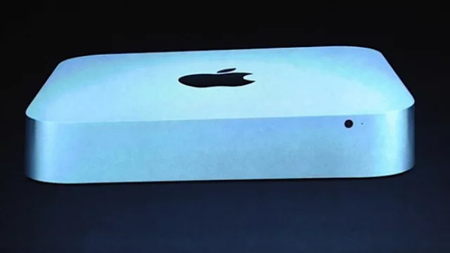 Esta cajita es el iMac Mini