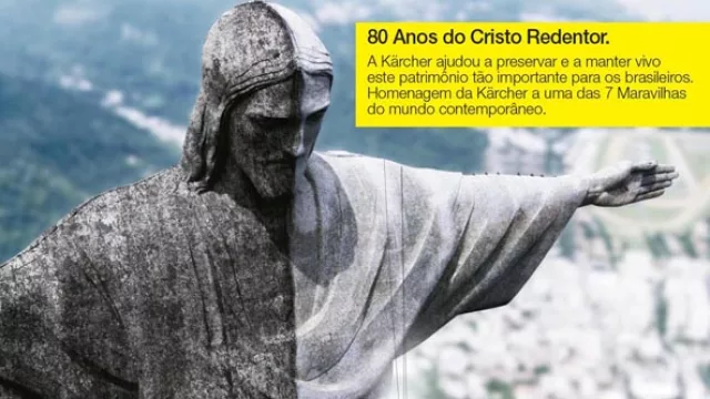 Kärcher limpia el mundo-Cristo Redentor (Brasil)