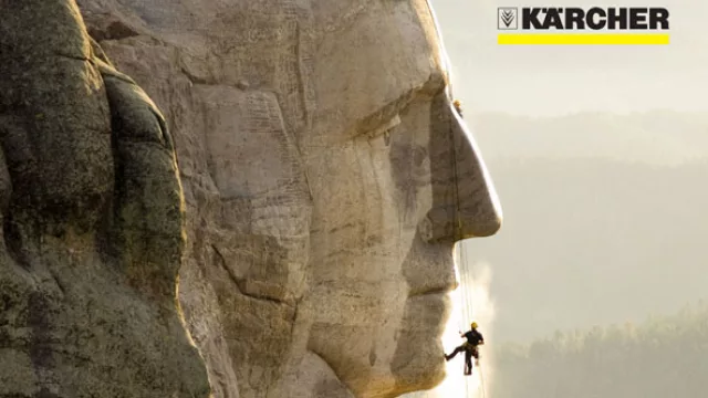 Kärcher limpia el mundo-Monte Rushmore 1 (Estados Unidos)