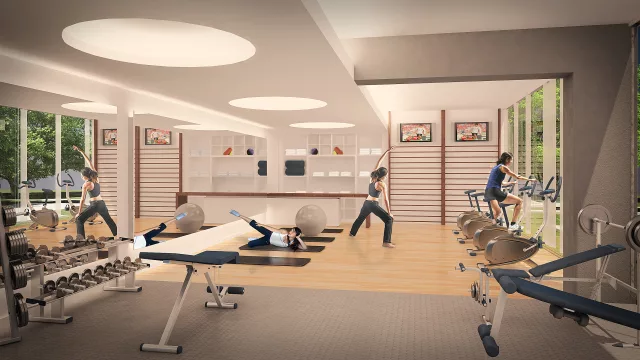 Entre los amenities, el complejo contará con un espacio destinado a gimnasio