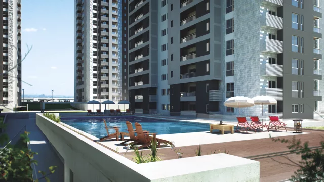 Luego de la experiencia de Villasol y Alto Villasol, Ciudad Gama tendrá varias "islas" de amenities para todos sus edificios