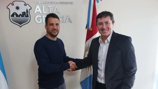 Marcos Torres, intendente de Alta Gracia e Íñigo Biain, fundador de InfoNegocios
