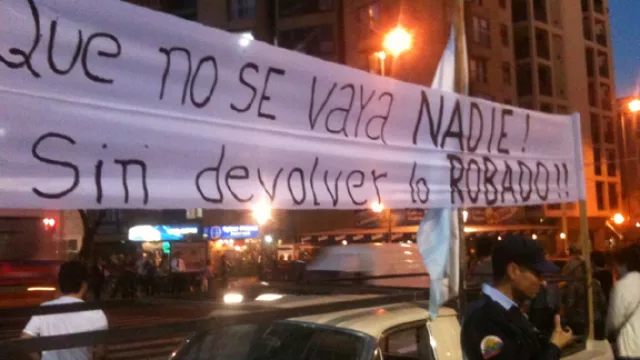 La ironía también dijo presente en el "cacerolazo"