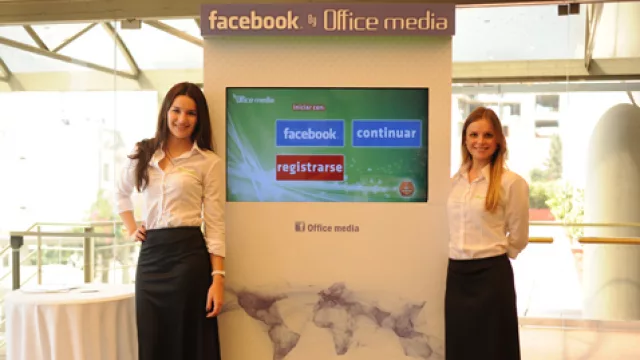 Tótem interactivo con conexión wifi