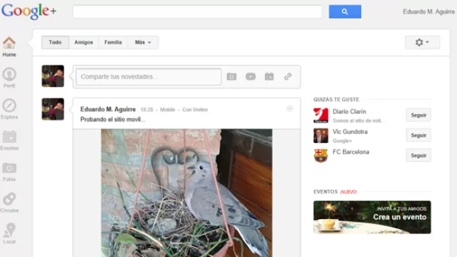 Google+ busca mayor penetración adaptándose a móviles