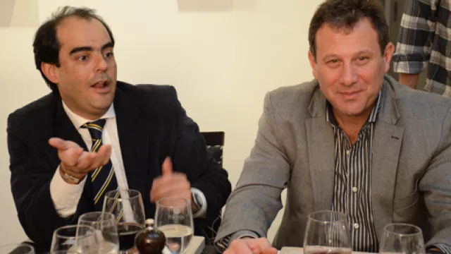 Hernán Huergo (Gama) y Roque Lenti (GNI)