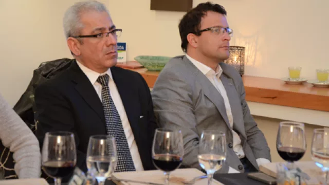 Gustavo Balladore (Gama) y Juan Manuel Castelli (Porsche Center Córdoba)