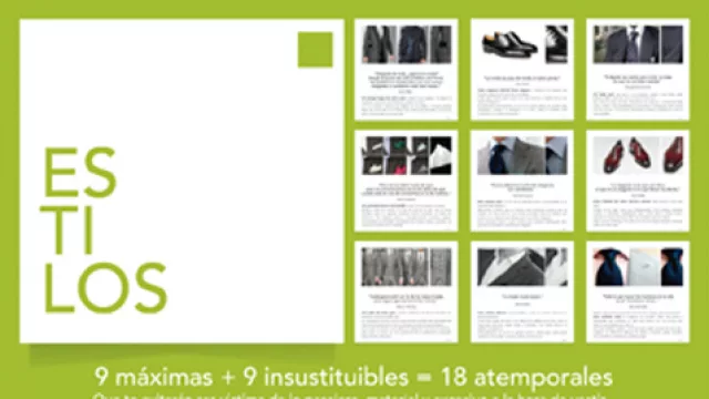 “9 máximas + 9 insustituibles = 18 atemporales...