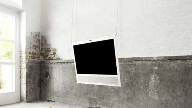 ¿Colgarías del techo tu tele?