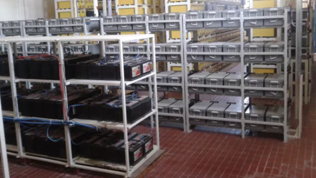 El pack de baterías de las UPS