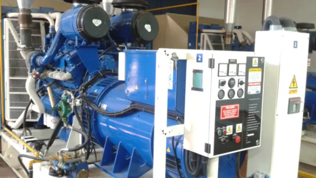 Uno de los dos grupos electrógenos de 800 KVA