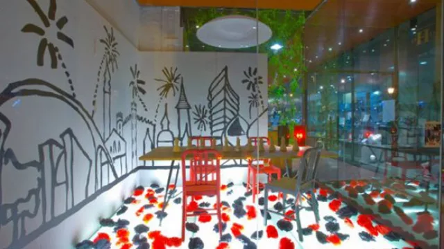 Espacio recreado de venta de muebles y decoración de interiores en Madrid.