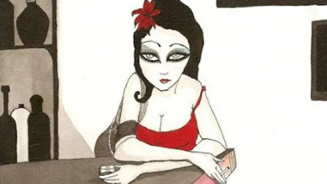 Leticia Vera, En el bar