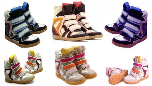 Distintos colores y combinaciones de la Willow tres velcros.