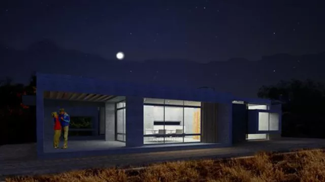 La casa sustentable se erigirá en un predio del Colegio de Arquitectos provincial en Villa Parque Siquiman