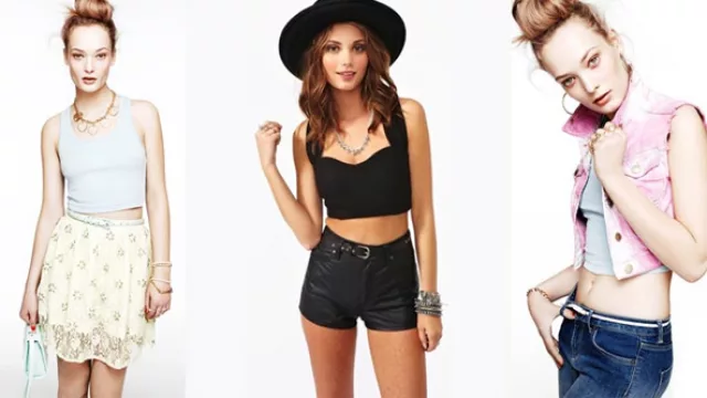 El croctop + talles altos. Aquella combinación furor del pinup en la década del 80.