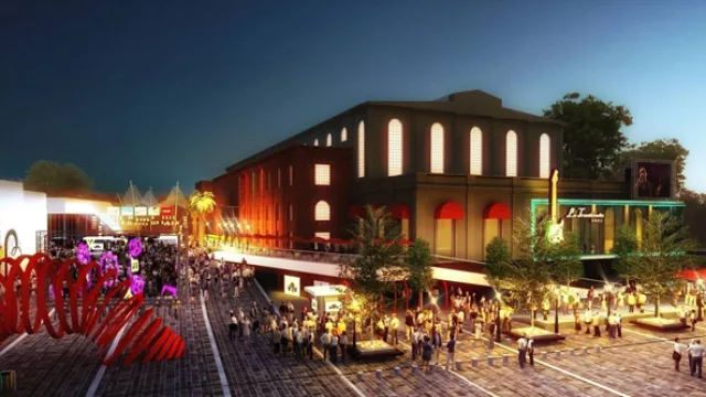 Palazzo ya tiene la grilla para la ex Vieja Usina: Las Pelotas, Abel Pintos, Guasones, Skay y más