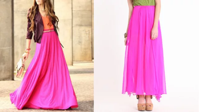 Fucsias con naranjas. Combinación que viene de la temporada anterior y se queda varias mas.