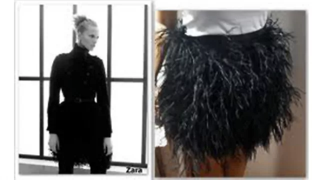 Distintas propuestas de conjuntos para eventos, con faldas en génerso abrigados, para usar con bajas temperaturas. 