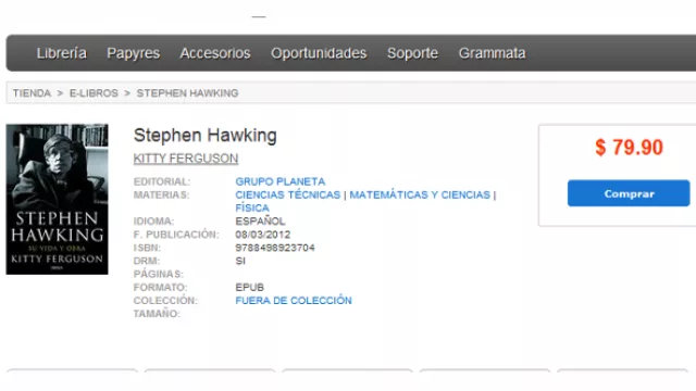 La biografía de Stephen Hawking  en e-book, más accesible