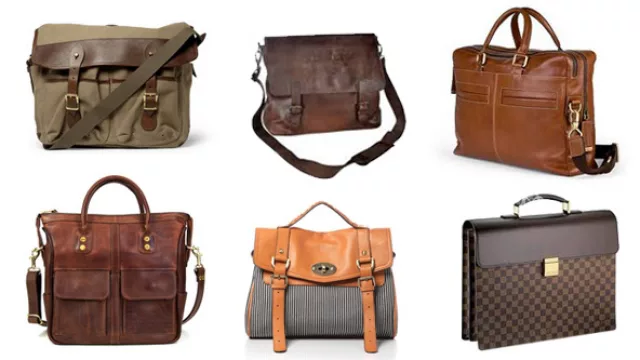 El clásico portafolio negro o chocolate de negocios, completamente modernizado, multiplicidad de géneros y colores.