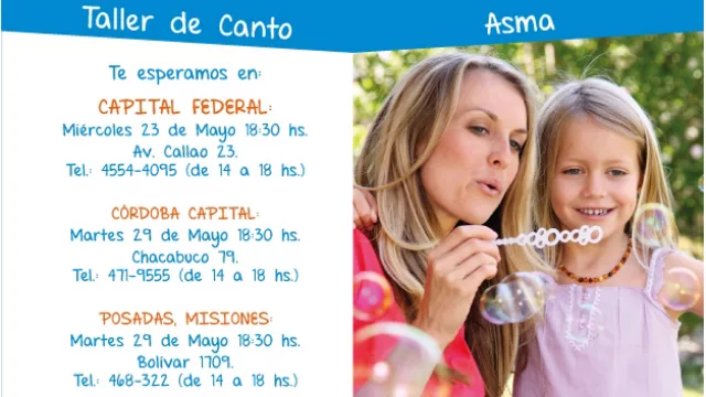 Taller de canto para asmáticos, taller de risa para hipertensos... (by Farmacity)