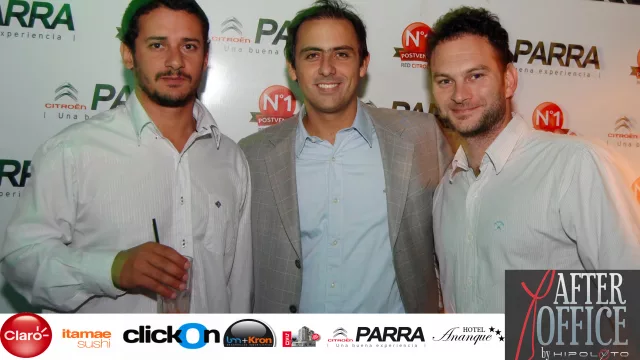 Parra Automotores, una de las marcas (Diego Parra incluido) presentes en el primer after de Hipólyto