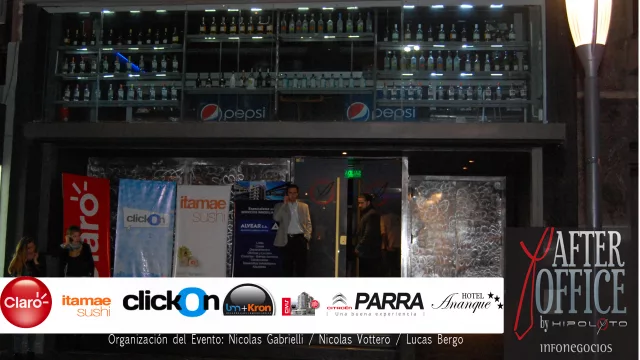Como para que no te pierdas: así se ve Hipólyto en la previa al after office (Hipólito Yrigoyen al 419, casi Buenos Aires), donde funcionara Sushi Club