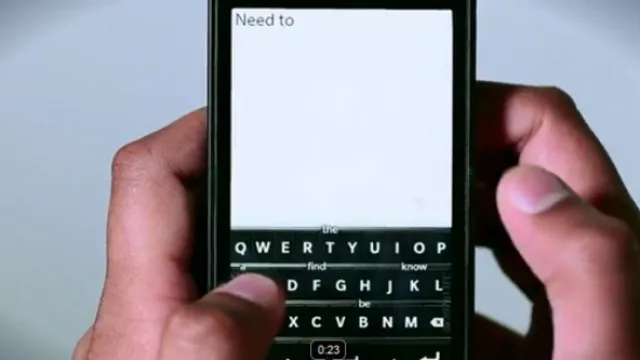 Así se verá el teclado touch en los próximos equipos de BB