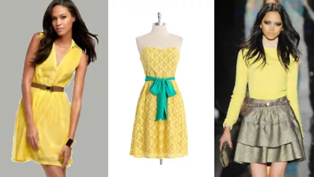 Más opciones de amarillos, si son en tonos pasteles, especiales para las mujeres invierno, como las modelos de las fotos.