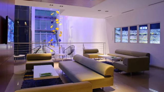 El mobiliario del Hotel Boca es prolijo y minimalista; todo el emprendimiento demandó US$ 25 millones de inversión