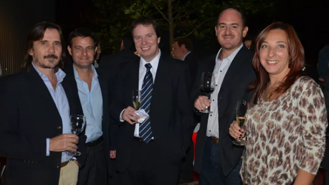 Fernando Castellani, Patricio Beato, Martín Poncio, Cristian Centurión y Marcela Caballero