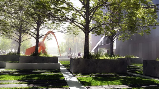 El edificio corporativo de Tarjeta Naranja quiere ser un ícono en la ciudad.