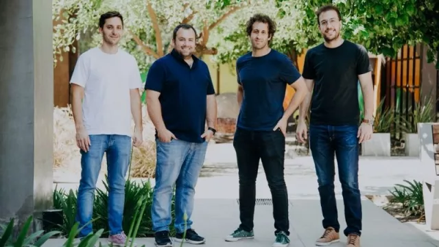 Ignacio Ghiorzi, Agustín Álvarez, Darío Samban y Franco Bostico.