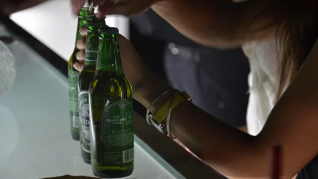 Heineken: la estrella de la velada.