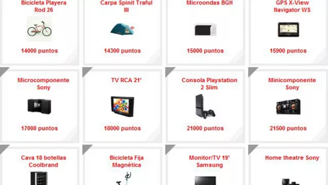  De los 5 productos deseables, ninguno tenía stock.  Má sí, dame cualquier cosa...