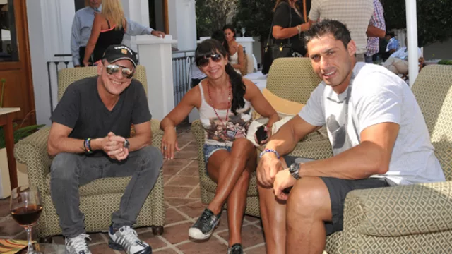 Daniel Aráoz y Tito Speranza, de temporada en Carlos Paz, también dijeron presente