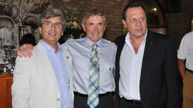 Enrique Finochietti Miguel Cané y Gustavo Santos 