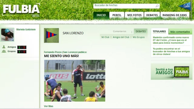 Llega Fulbia, la red social de los futboleros