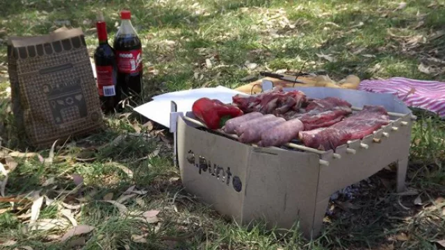 ¡Y todo listo para disfrutar de un riquísimo asadito! 