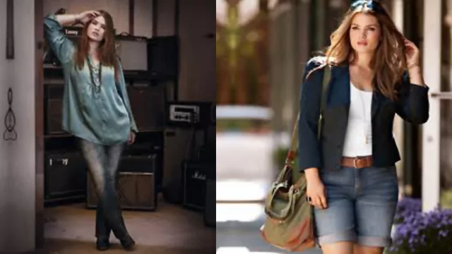 Tara Lynn casual day, los jeans gastados al medio, oscuros a los costados afinan contorno, bermudas con saco a la cintura.