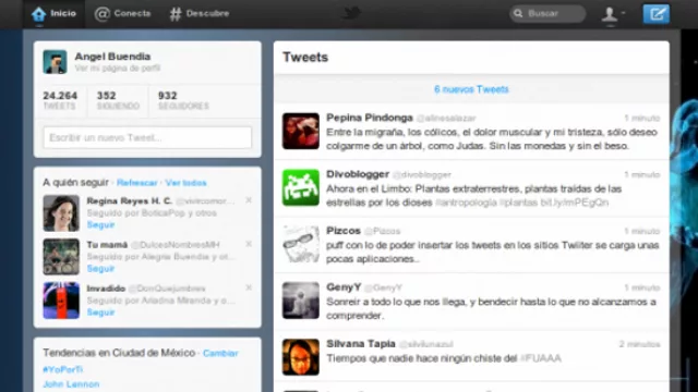 Así se ve el nuevo diseño de Twitter