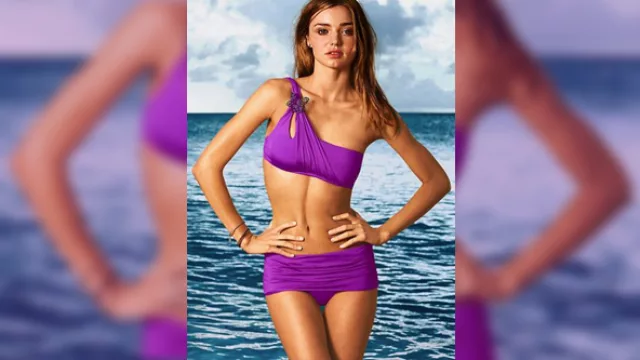 Top solo hombro y bombacha con cintura regulable