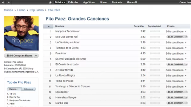 iTune Store disponible en Latam