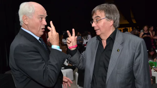 Gori Díaz Lucero y Pepe Velazco en animada charla