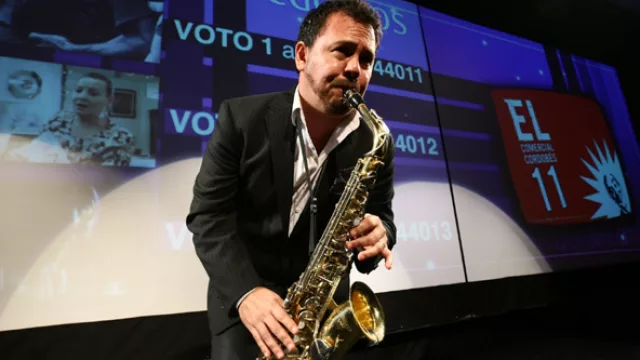 Michi Quiroga, uno de los momentos musicales de la noche