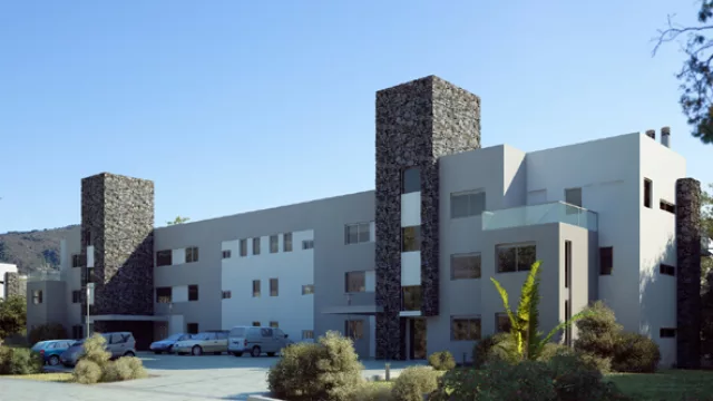 Piscina descubierta climatizada con solarium y spa son también amenities del emprendimiento